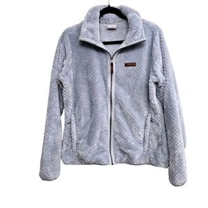 Columbia Women's Sherpa Fleece Jacket Size L Cozycore Gorpcore Outdoor Casual